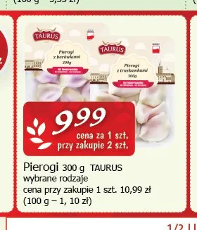 Pierogi Taurus promocja w CEZAR Delikatesy