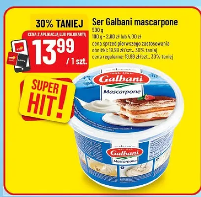 Ser mascarpone promocja w POLOmarket