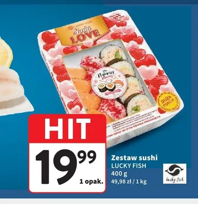 Zestaw sushi Lucky Fish promocja w Intermarche