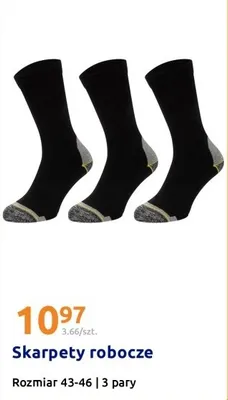Skarpety robocze 3 pary promocja w Action