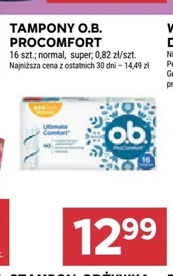 Tampony O.B. ProComfort promocja w Stokrotka