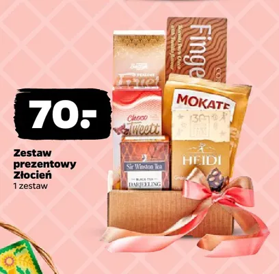 Zestaw prezentowy Złocień promocja w Netto