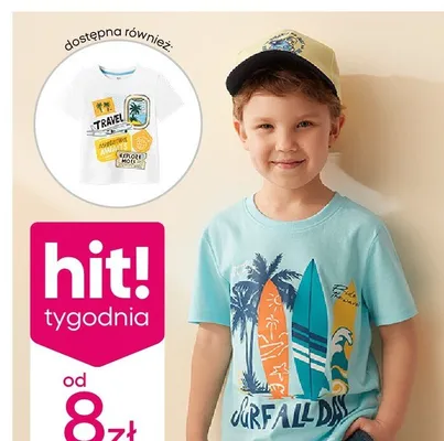 Koszulka chłopięca 100% bawełny  promocja w Pepco