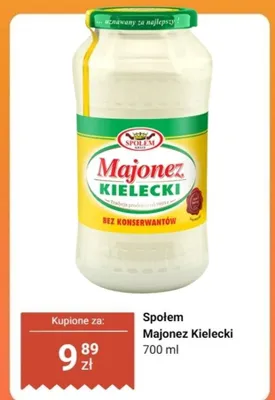 Majonez kielecki promocja w Dino