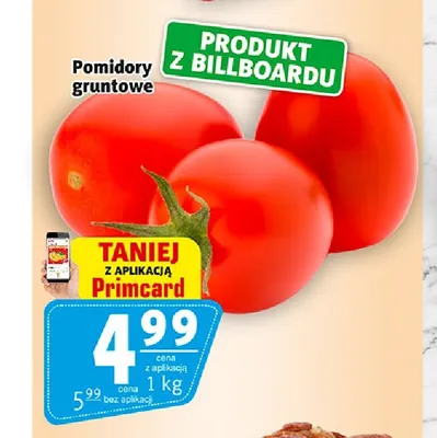 Pomidory gruntowe promocja w Prim Market