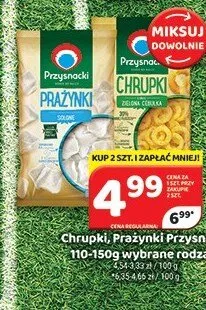 Prażynki solone Przysnacki promocja w Delfin