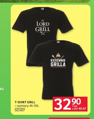 T-shirt grill promocja w Selgros