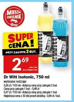 Napój Dr Witt Isotonic promocja w Twój Market