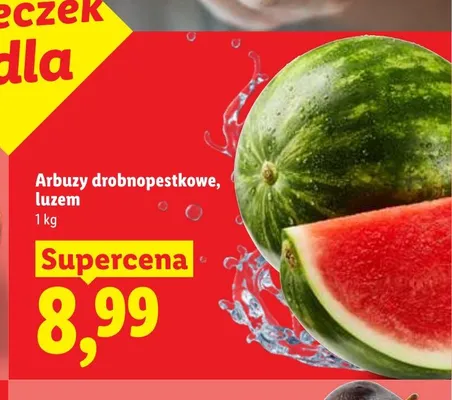 Arbuzy drobnopestkowe luzem promocja w Lidl