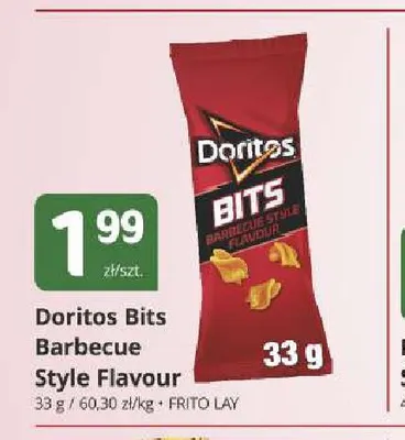 Chipsy kukurydziane Doritos Bits Barbecue Style Flavour promocja w Marketvita