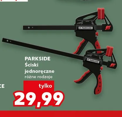 Ściski jednoręczne Parkside promocja w Kaufland
