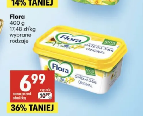 Margaryna Flora Original promocja w Delikatesy Centrum
