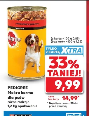 Mokra karma dla psów Pedigree promocja w Kaufland