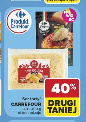 Ser Mozzarella tarty Carrefour Extra promocja w Carrefour