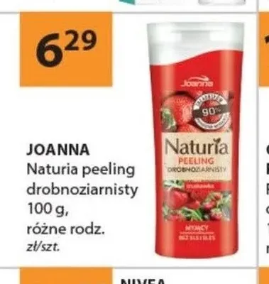 Peeling drobnoziarnisty Joanna Naturia promocja w Drogerie Laboo