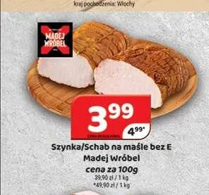 Schab na maśle bez E Madej Wróbel promocja w Delfin