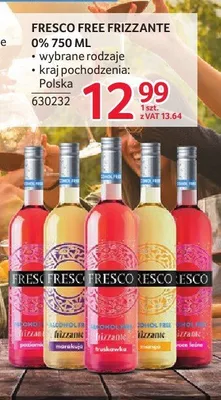 Wino bezalkoholowe Fresco Free Frizzante mango promocja w Selgros