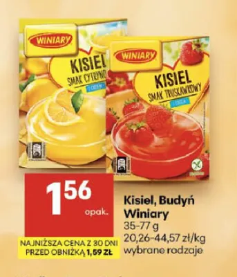 Kisiel smak cytrynowy Winiary promocja w Delikatesy Centrum