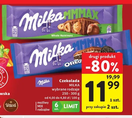 Czekolada Milka promocja w Intermarche