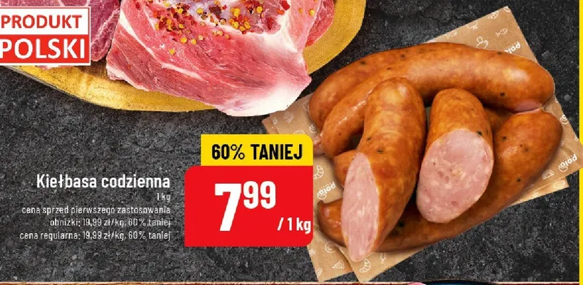 Kiełbasa codzienna promocja w POLOmarket