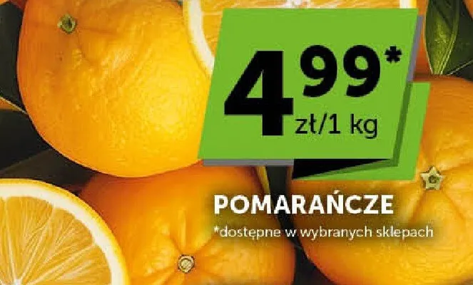 Pomarańcze promocja w Groszek