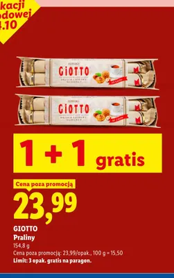 Praliny Giotto promocja w Lidl