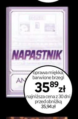 Książka Napastnik promocja w Empik