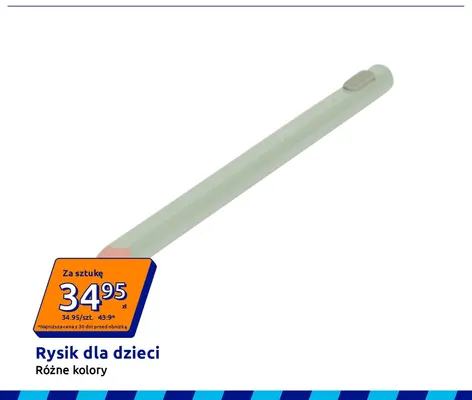 Rysik dla dzieci promocja w Action