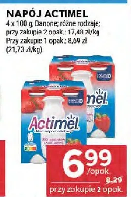 Napój Actimel Danone promocja w Stokrotka
