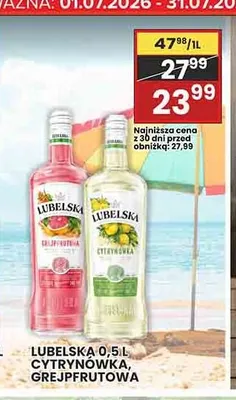 Likier Lubelska Grejpfrutowa 0,5 l promocja w Wafelek