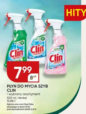 Płyn do mycia szyb promocja w Chata Polska