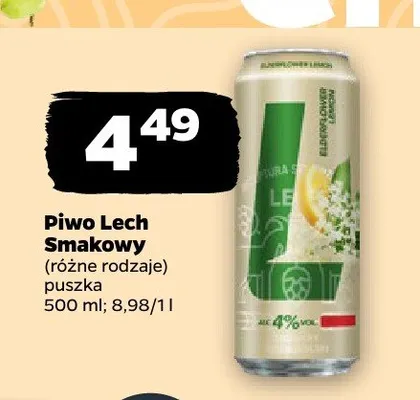 Piwo Lech Smakowy promocja w Netto