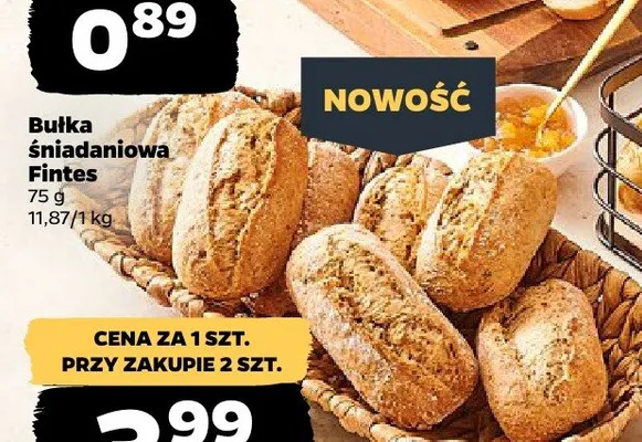 Bułka śniadaniowa promocja w Netto