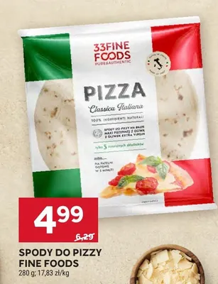 Spody do pizzy Fine Foods promocja w Stokrotka