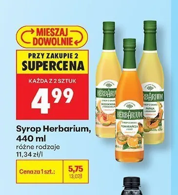 Syrop Herbarium pomarańcza promocja w Biedronka