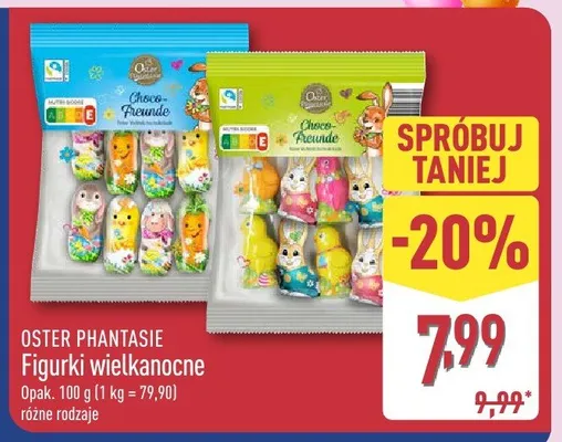Figurki wielkanocne różne rodzaje promocja w Aldi