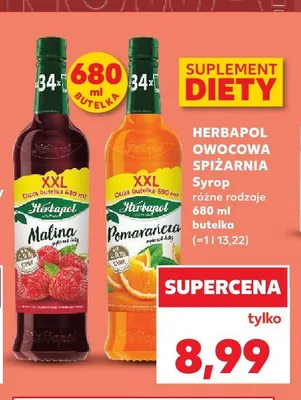 Syrop Herbapol Owocowa Spiżarnia Pomarańcza promocja w Kaufland
