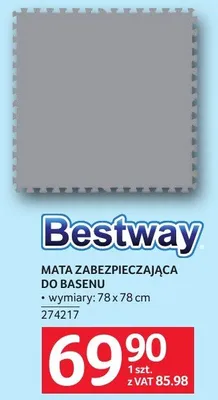 Mata zabezpieczająca do basenu Bestway 78x78cm promocja w Selgros