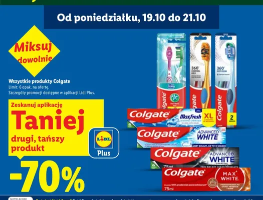 Produkty Colgate promocja w Lidl