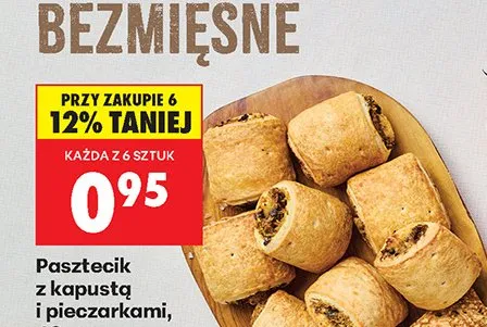 Pasztetcik z kapustą i pieczarkami  promocja w Biedronka