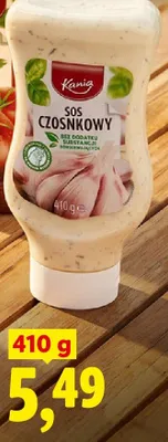 Sos czosnkowy Kania promocja w Lidl