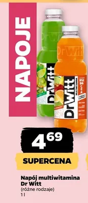 Napój multiwitamina Dr Witt promocja w Netto