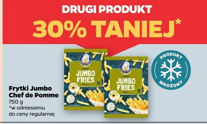 Frytki Jumbo  promocja w Netto