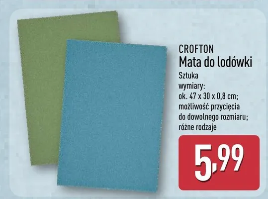 Mata do lodówki promocja w Aldi