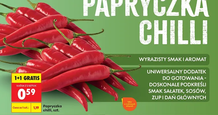 Papryczka chilli promocja w Biedronka
