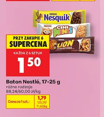 Baton Nestlé Lion promocja w Biedronka