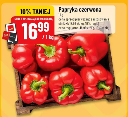 Papryka czerwona promocja w POLOmarket