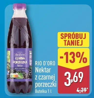 Nektar z czarnej porzeczki promocja w Aldi