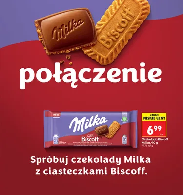 Czekolada Biscoff Milka promocja w Biedronka