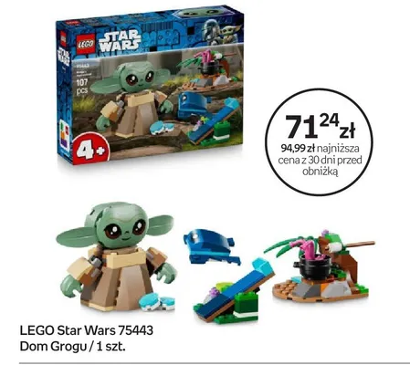 Klocki Star Wars 75443 Dom Grogu promocja w Empik